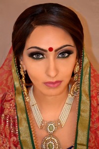 Sati-Bridal look